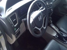 2014 HONDA CIVIC, SILVER, LX, 1.8L, AT,   A25183
